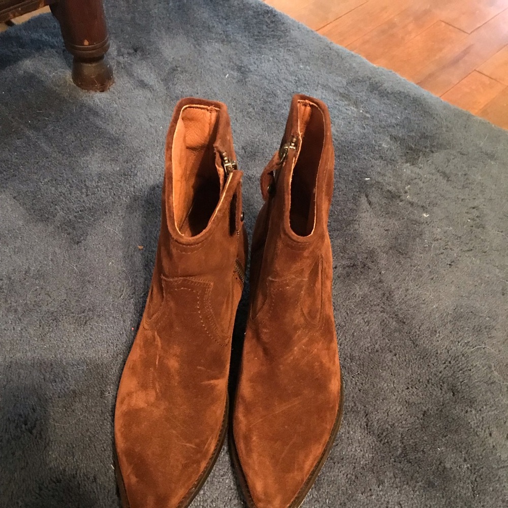 Frye leather ankle boots